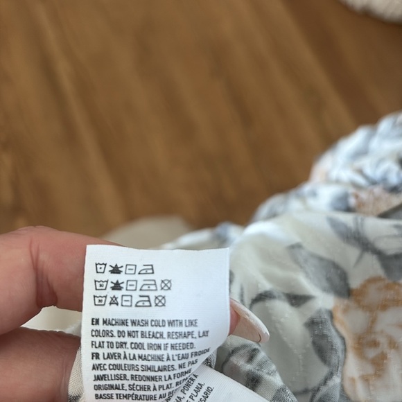 AMERICAN EAGLE | Floral 100 % viscose hi low Maxi Skirt - Picture 7 of 7